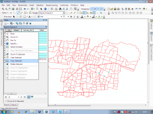 remove gaps from a polygon layer file in ArcGIS: Copying gap polygon to main file.