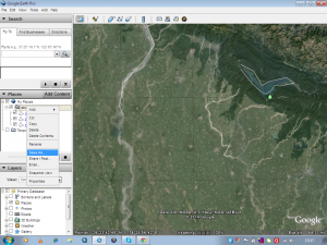 Create save digitize and download kml or kmz from Google Earth