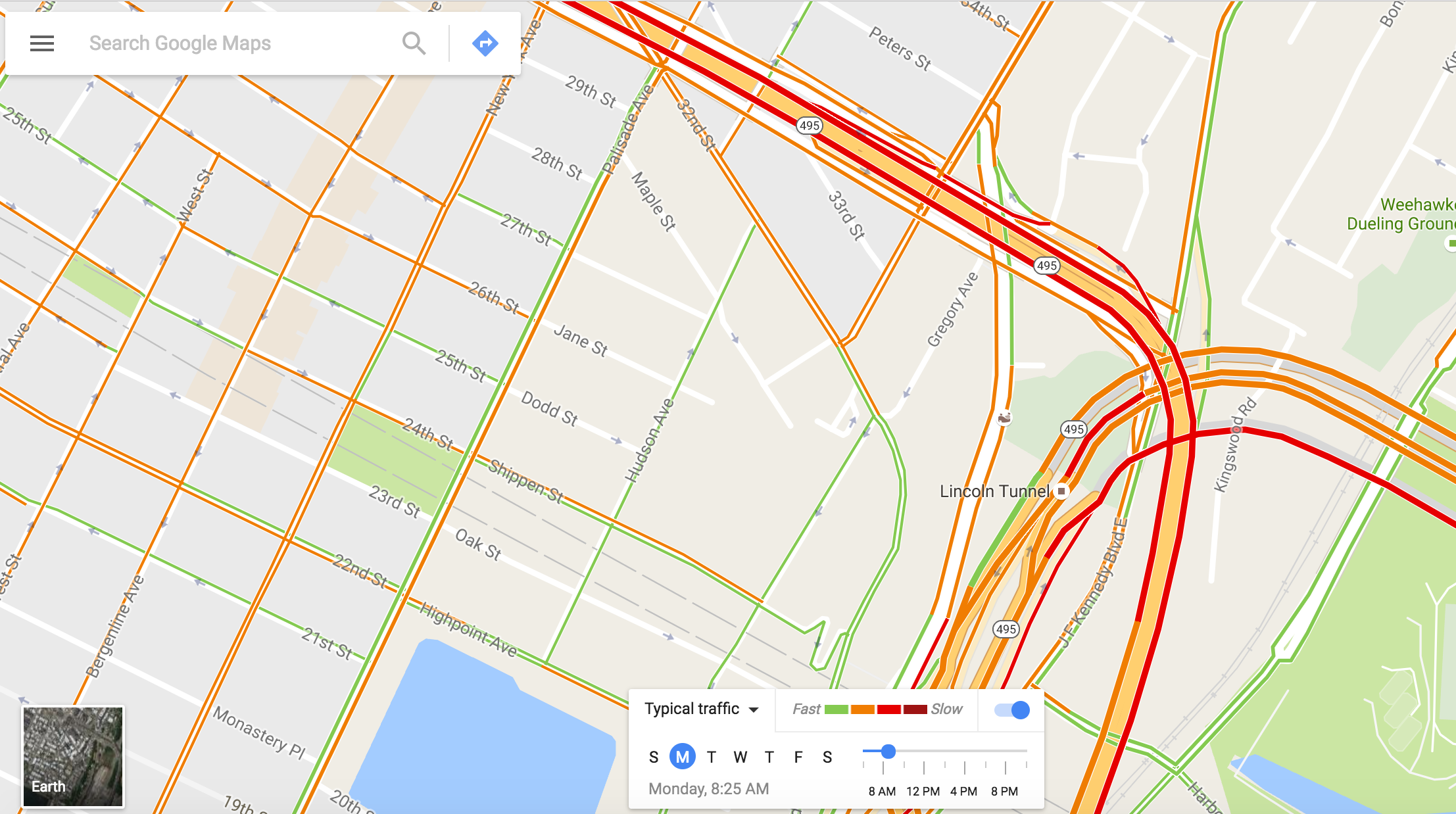 knowlivecongestionorfuturetrafficongooglemap13 GIS MAP INFO