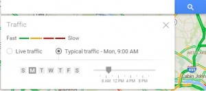 Know live Congestion or future traffic on Google map