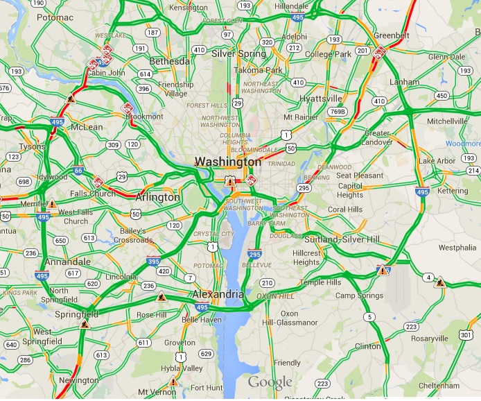 Know Live Congestion Or Future Traffic On Google Map Desktop And