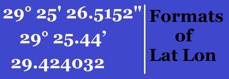 perle Loaded sort Convert - Degree Minute Seconds to Degree Decimal Minutes to Decimal Degree  format - Latitude Longitude -