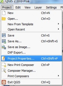 Step 10 -Change projection of a georeference file in other projection