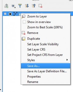 Step 2 -Change projection of a georeference file in other projection