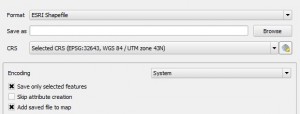 Select and calculate area, length and perimeters of features