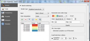 Digital Terrain Data create contour map