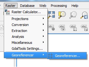 Georeference a map with the help of another georeferenced map