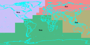Select different zone to Download Free Shapefile Maps