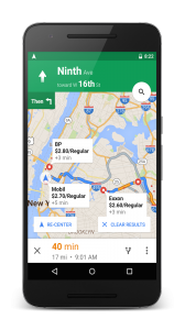 Google Map track Near By Gas Station and Current Prices - Android and iOS App
