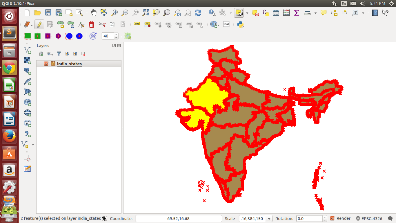 Merge two or more polygons points or polyline in Shapefile 2