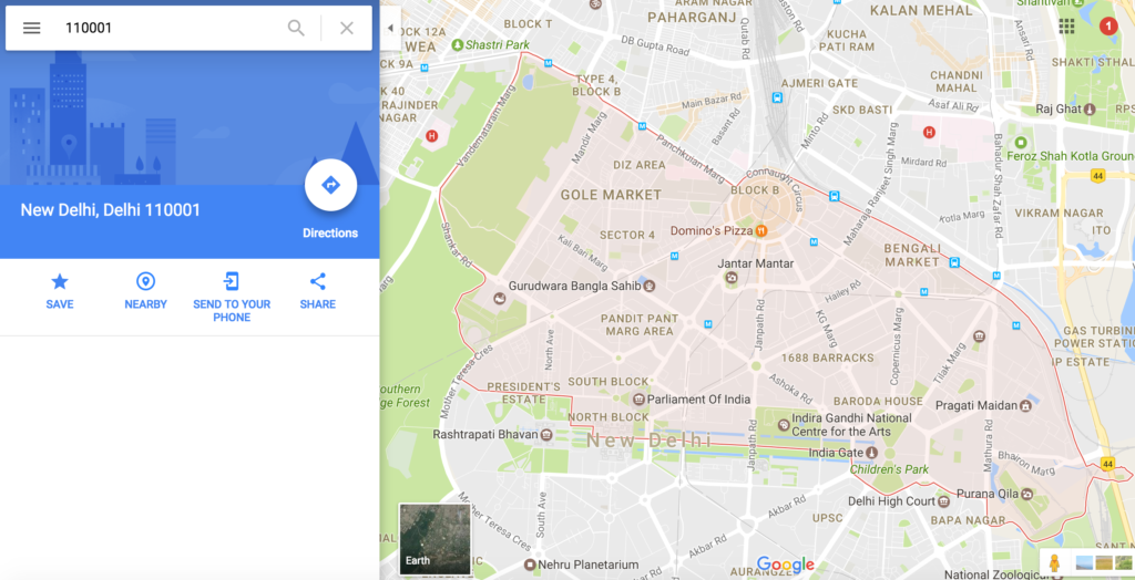 Get County, postal address, administrative area On Google Maps