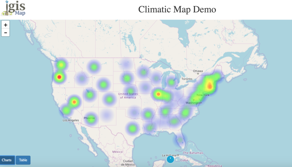 Create Heat map showing average household income