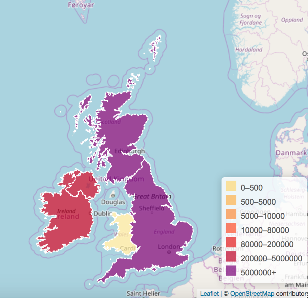 dynamic Legend map - Leafletjs TopoJson