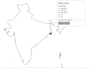 convert shapefile to topojson