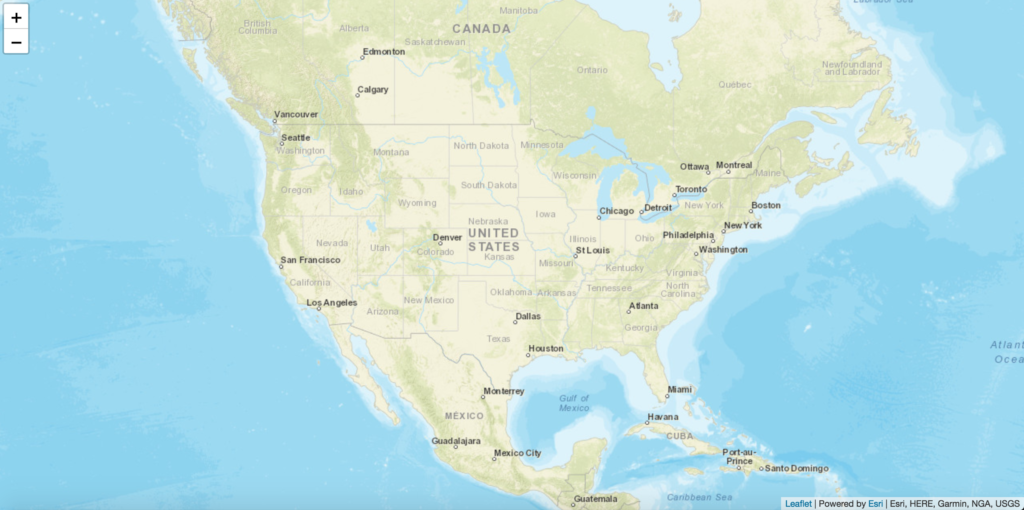 Add different base map layers using leaflet js - esri map using leaflet js