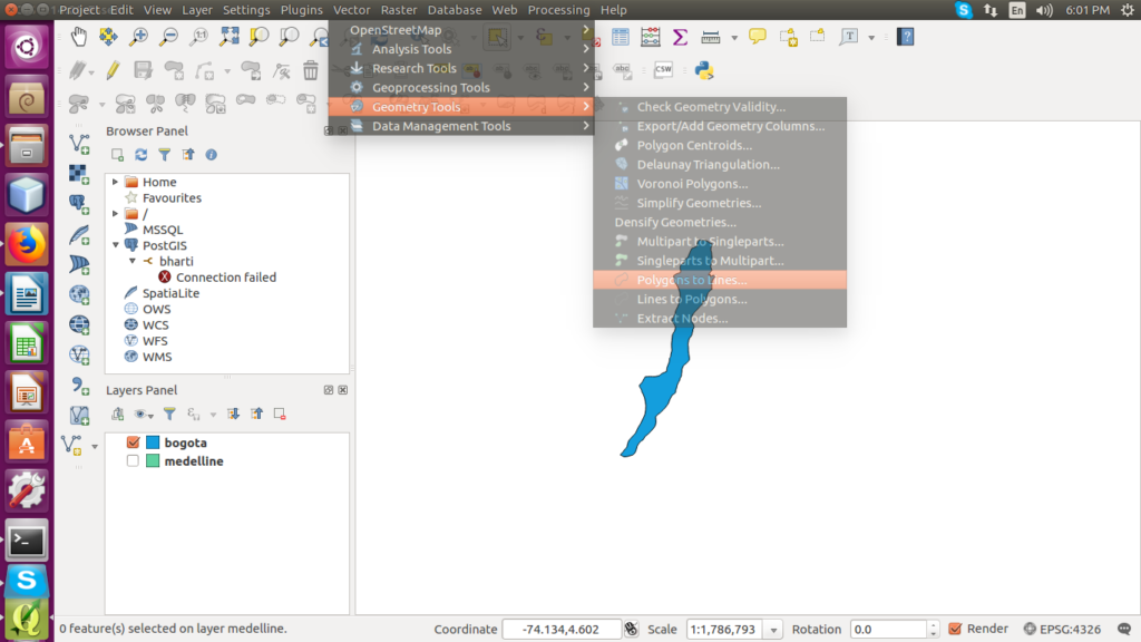 Split or Sub Divide polygon layer using QGIS