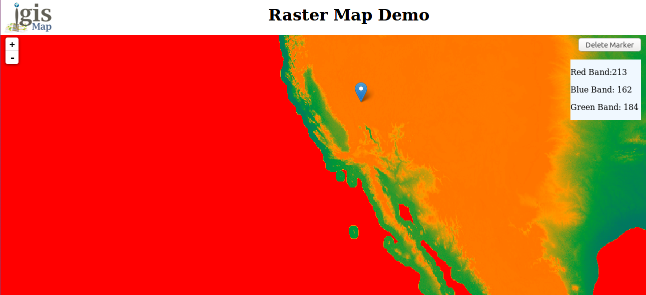 Get Band Information from WMS Geoserver Leafletjs