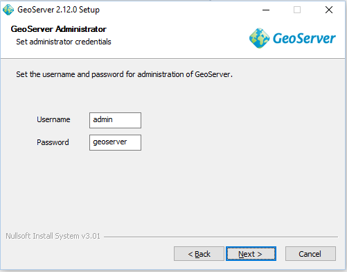 Install Geoserver in windows