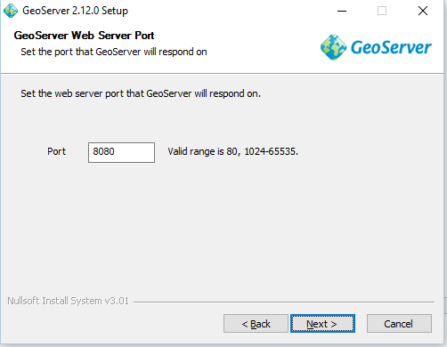 Install Geoserver in windows