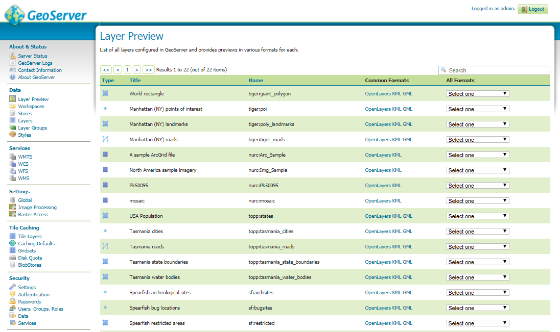 Publish Style Vector Dataset on GeoServer