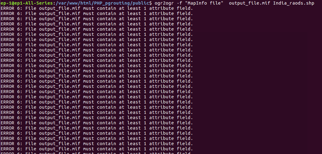 Convert- Shapefile Shp to MIF - Map Info File