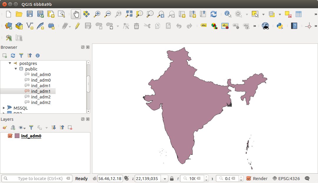 Connection between PostGIS and QGIS