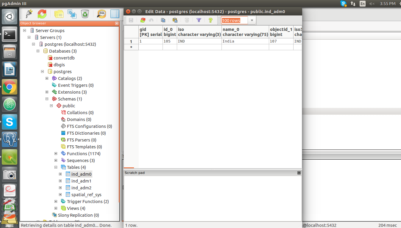 Connection between PostGIS and QGIS