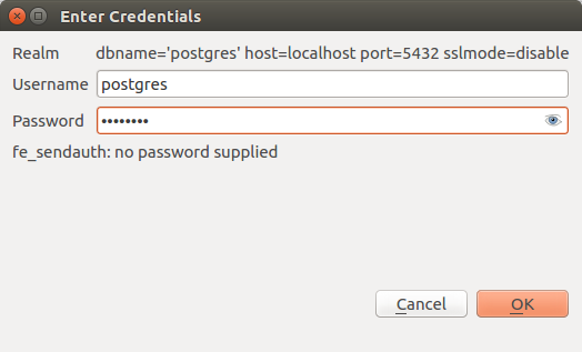 Connection between PostGIS and QGIS