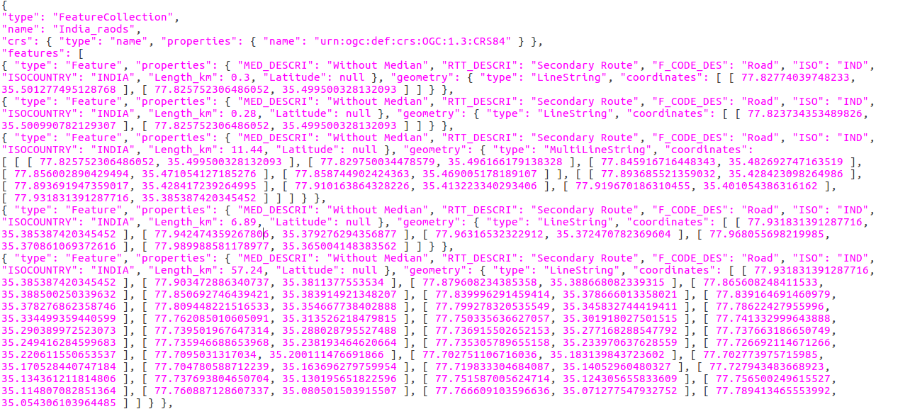 Convert- Geojson to GML- Geography Markup Language