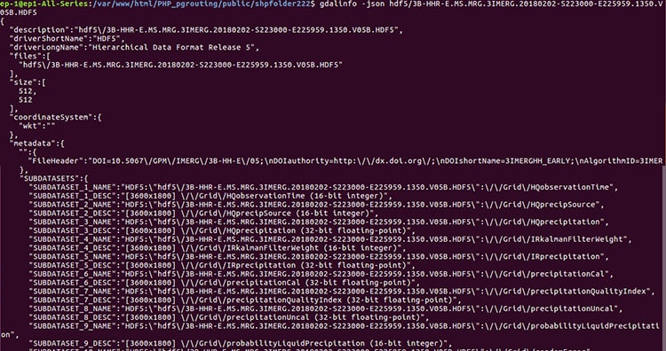 HDF Multi-Dimensional Data