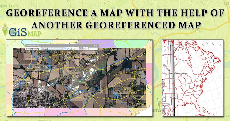 Georeference a map with the help of another georeferenced map