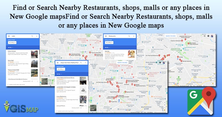 Find Or Search Nearby Restaurants Shops Malls Or Any Places In New 
