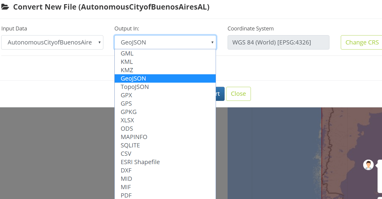 Convert shapefile to geojson