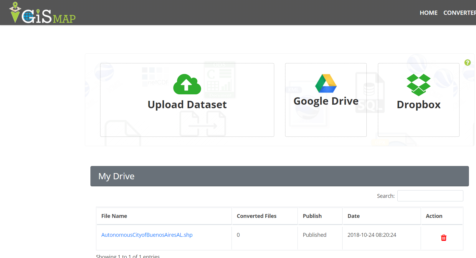 Convert shapefile to geojson