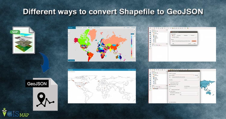 Different ways to convert Shapefile to GeoJSON – Online or Offline or API