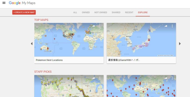 Explore Maps Story - Google Maps My Map Explorer feature