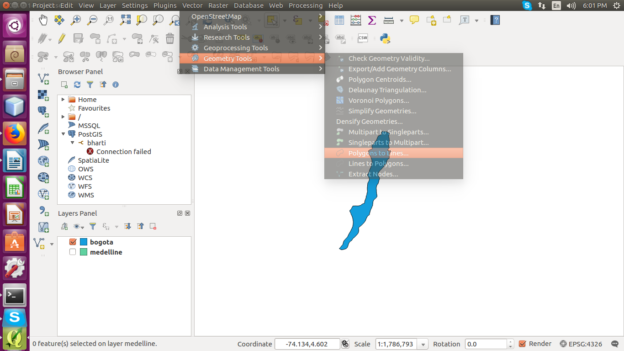 Sub division polygon layer using QGIS