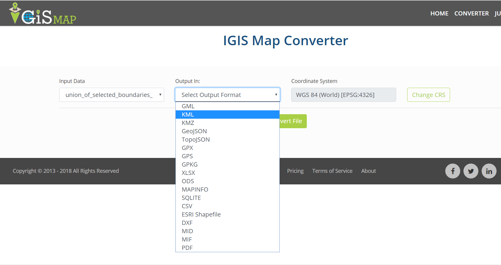 Shp to KML KMZ Convert Shapefile to Keyhole Markup Language