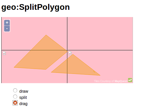 WPS Split polygon on Geoserver