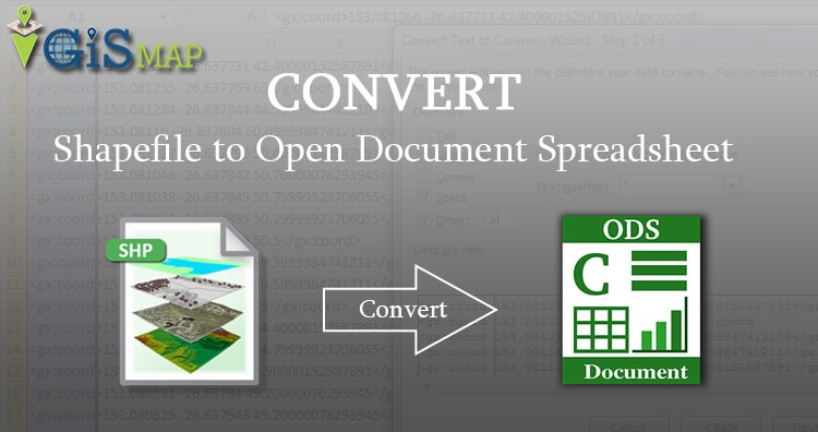 Shp to ODS – Convert Shapefile to Open Document Spreadsheet