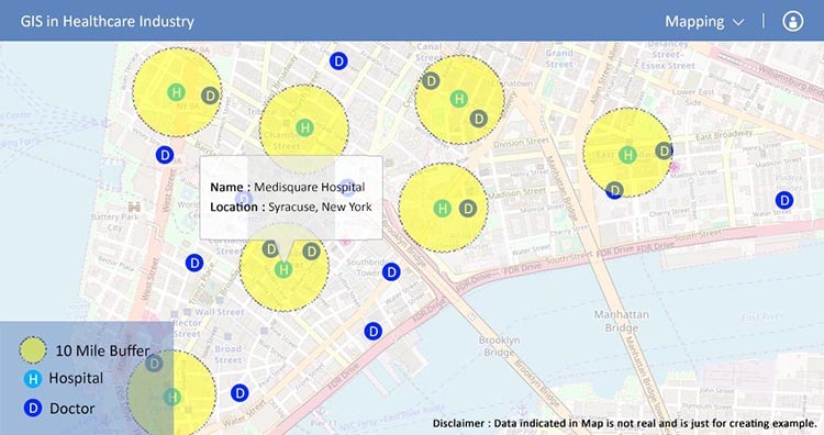 Mapping - GIS in Healthcare Industry