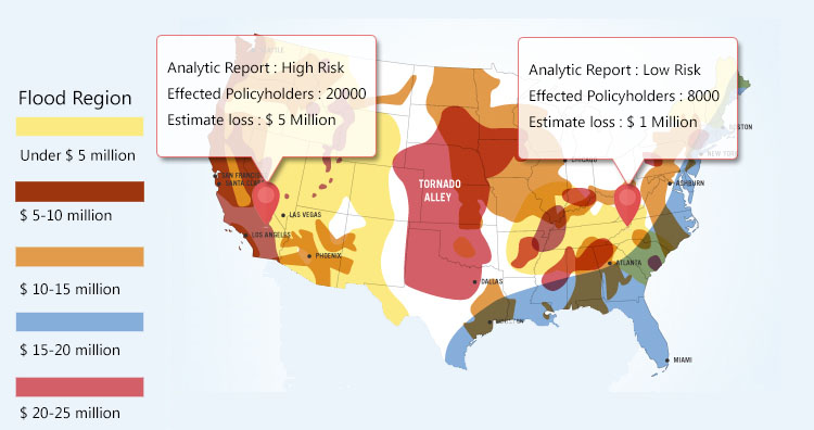 Insurance Management GIS Web/App Development – Cost, Time - Map Tool