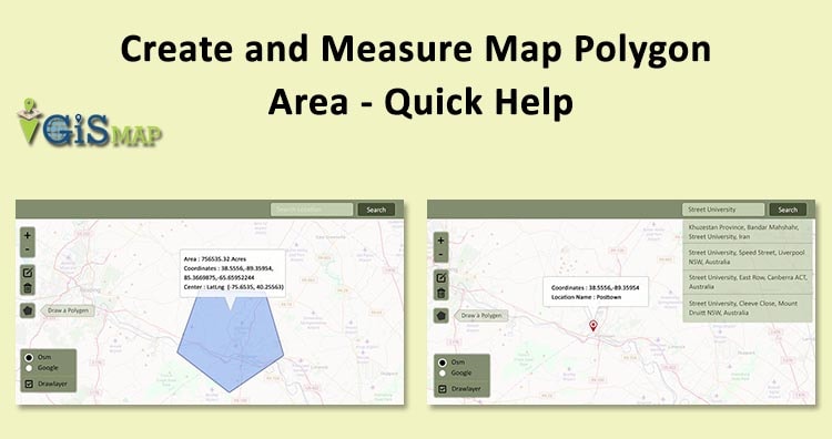 Create and Measure Map Polygon Area