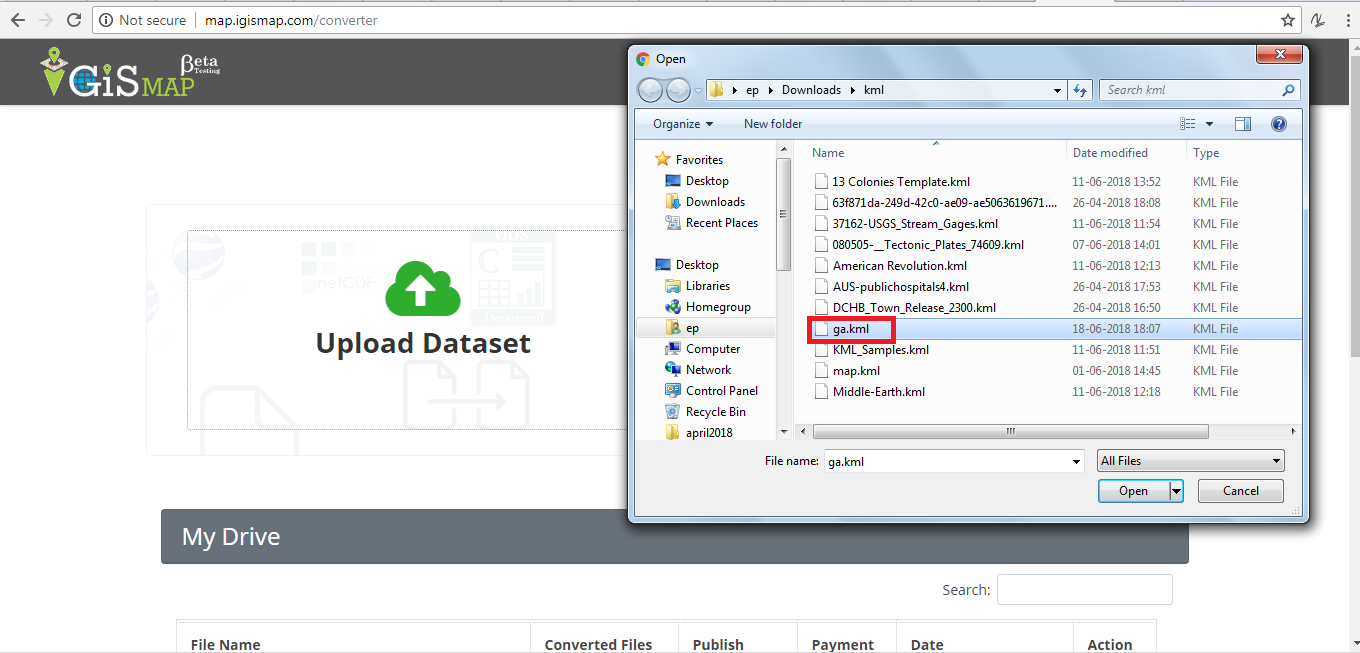 kml file reader kml file reader