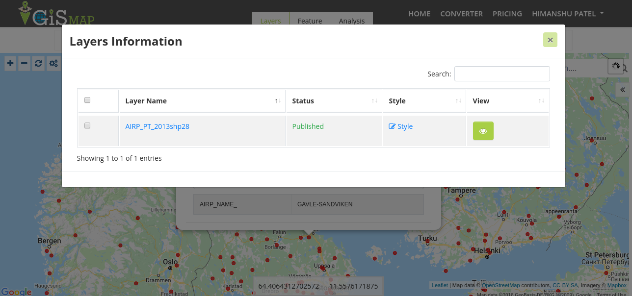 Create GIS Bubble map