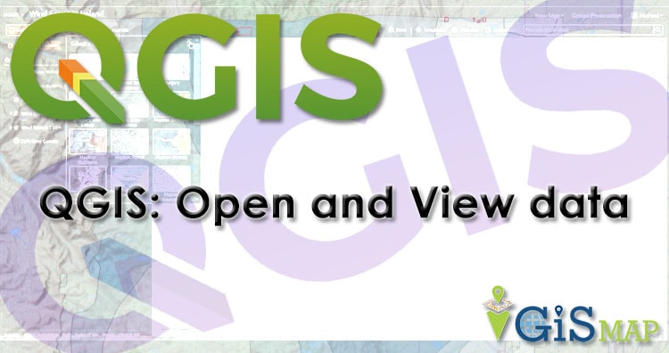 QGIS 3.4.4 open and view vector data