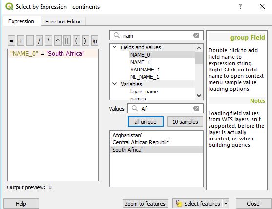 Select, Save/Export feature as a new layer using QGIS 3.2.1