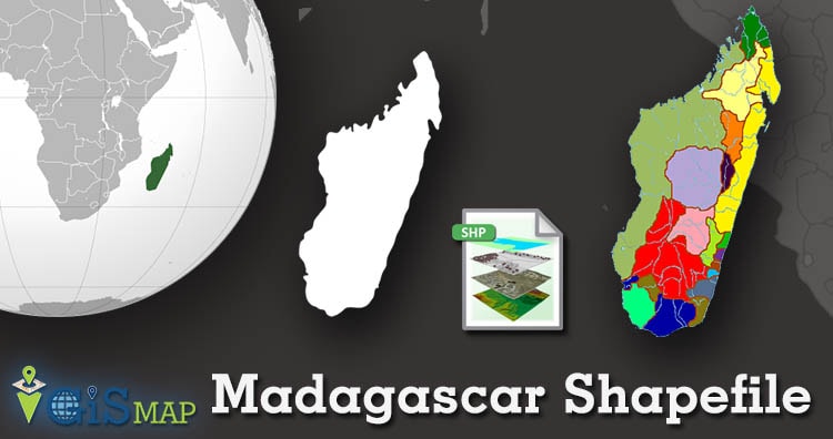 Download Madagascar Administrative Boundary Shapefiles – Province, Regions, Districts and more