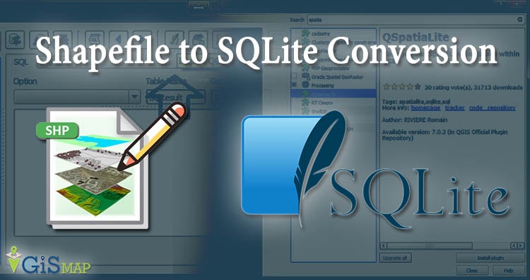 Shapefile SHP to SQlite conversion