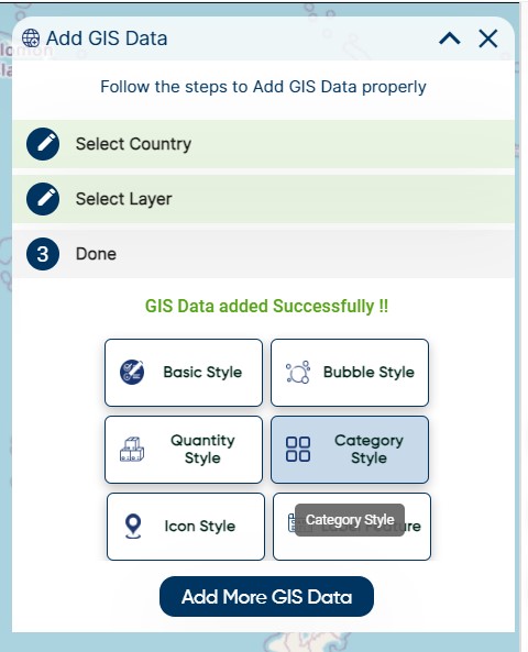 Create and Share Custom Maps - Add on Website, Social Sites Share Select-Style - Select the styles you want from different type of style